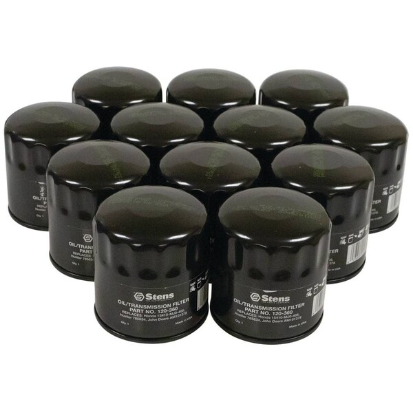 Stens Oil Filter Shop Pack For Bobcat S70, S100, 313, 316, 320, 322, 323, 443, 443B, 453 (12-Pack) 120-360-12 - main
